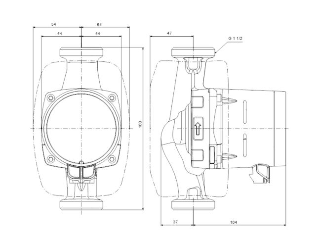 Циркуляційний насос Grundfos Alpha2 25-40 N 180 (99411365) замовити в «Клімат Технології» Київ Україна