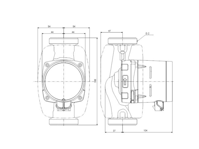 Циркуляційний насос Grundfos Alpha2 32-60 N 180 (99411448) замовити в «Клімат Технології» Київ Україна