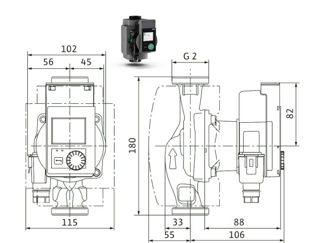 Насос циркуляційний Wilo Stratos PICO 30/0,5-4 4244399 замовити в «Клімат Технології» Київ Україна