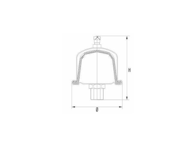 Компенсатор гидроудара для систем водоснабжения и отопления Aquasystem WSA016 заказать в «Климат Технологии» Киев Украина