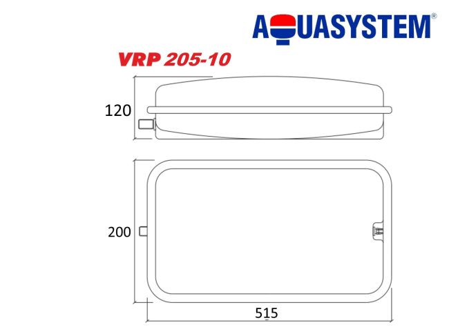 Бак розширювальний для опалення Aquasystem VRP 205-10 замовити в «Клімат Технології» Київ Україна