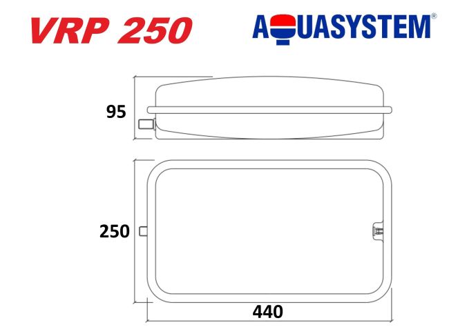 Бак расширительный для отопления Aquasystem VRP 250-10 заказать в «Климат Технологии» Киев Украина