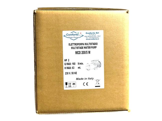 Многоступенчатый самовсасывающий насос Conforto MCO 200/5 M заказать в «Климат Технологии» Киев Украина