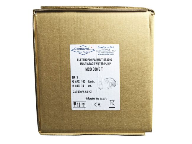 Многоступенчатый самовсасывающий насос Conforto MCO 300/6 T заказать в «Климат Технологии» Киев Украина
