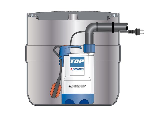 Каналізаційна насосна станція Pedrollo SAR 40 TOP 1 KSF04TOP11A1 замовити в «Клімат Технології» Київ Україна