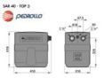 Канализационная насосная станция Pedrollo SAR 40 TOP 3 KSF04TOP13A1 заказать в «Климат Технологии» Киев Украина