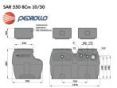 Каналізаційна насосна станція Pedrollo SAR 550 BCm 10/50 KSF55SGM81 замовити в «Клімат Технології» Київ Україна