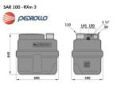 Канализационная насосная станция Pedrollo SAR 100 RXm 3 KSF10TXP13A1U заказать в «Климат Технологии» Киев Украина