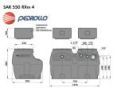 Канализационная насосная станция Pedrollo SAR 550 RXm 4 KSE55TXP24A1U заказать в «Климат Технологии» Киев Украина