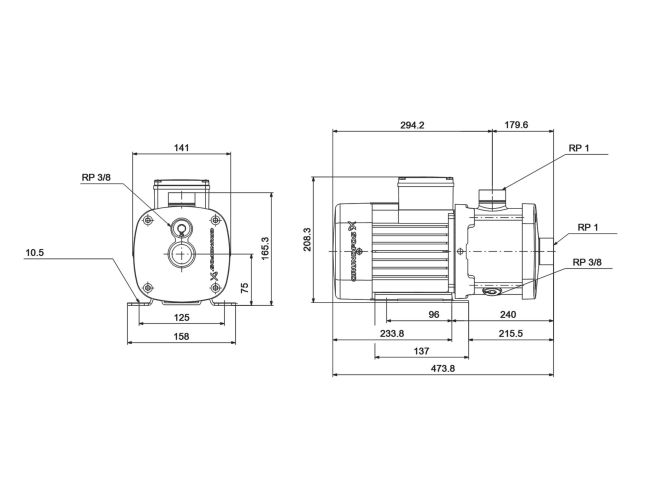 Багатоступінчастий насос Grundfos CM5-5 92889680 замовити в «Клімат Технології» Київ Україна