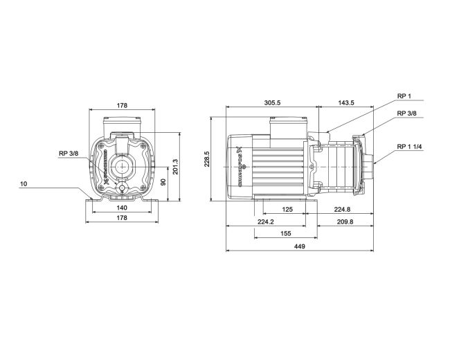 Многоступенчатый насос Grundfos CM5-6 92889591 заказать в «Климат Технологии» Киев Украина