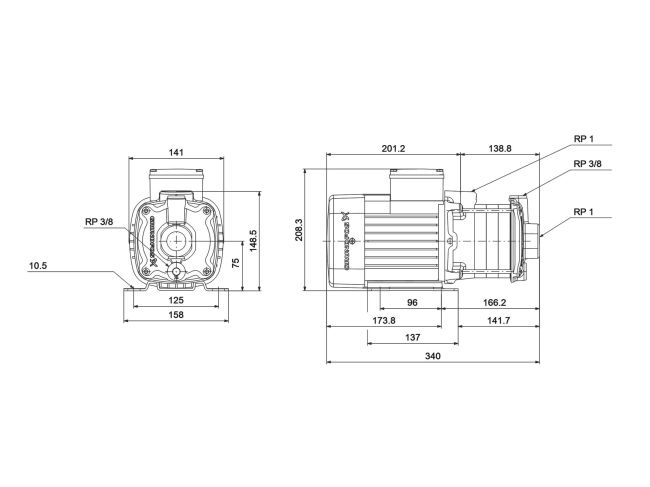 Багатоступінчастий насос Grundfos CM3-5 92889473 замовити в «Клімат Технології» Київ Україна