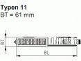 Радиатор отопления Kermi FTV (FKV) 11 400x400 (нижнее подключение) Kermi заказать в «Климат Технологии» Киев Украина
