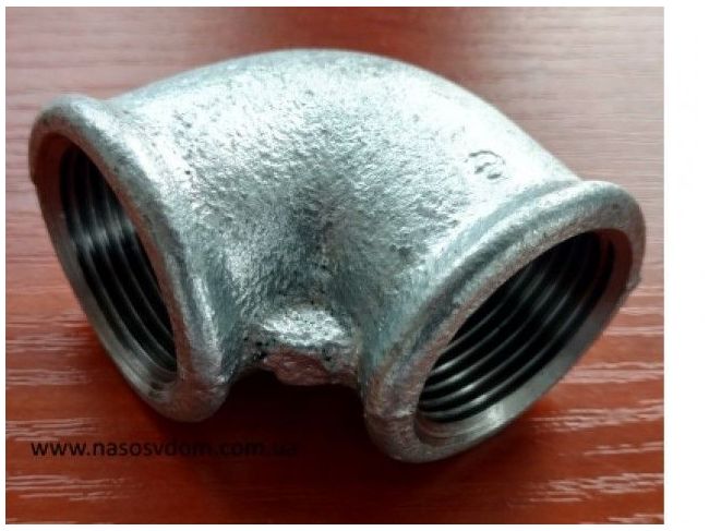 Угольник чугунный арт.90 ВВ Ду25 заказать в «Климат Технологии» Киев Украина