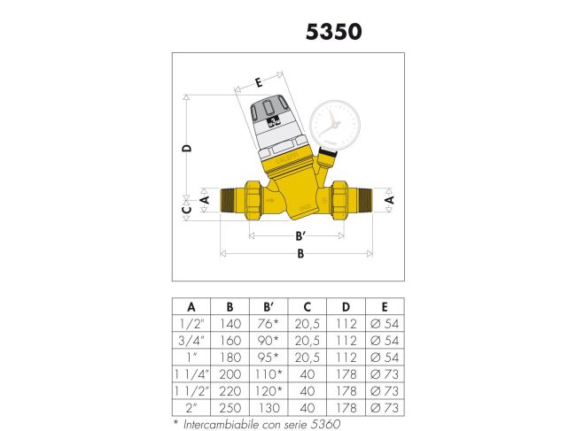 Редуктор тиску 1/2НР CALEFFI замовити в «Клімат Технології» Київ Україна