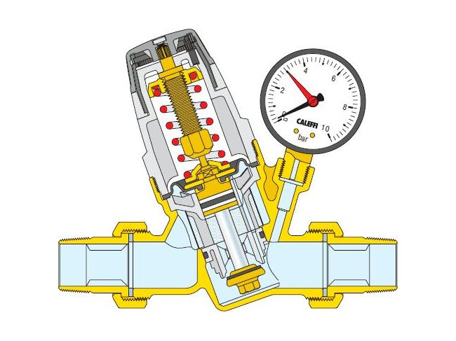 Редуктор тиску 2НР CALEFFI замовити в «Клімат Технології» Київ Україна