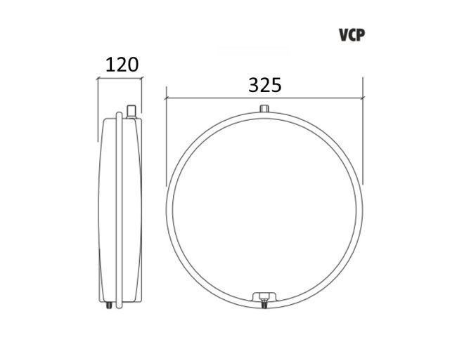 Бак розширювальний для опалення Aquasystem VCP 325-8 замовити в «Клімат Технології» Київ Україна