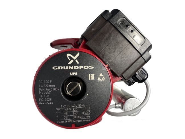 Насос циркуляційний фланцевий Grundfos UPS 32-120 F 1x230V 96401837 замовити в «Клімат Технології» Київ Україна
